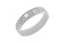 Серебряное кольцо с фианитом