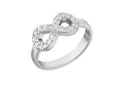 Серебряное кольцо с фианитом