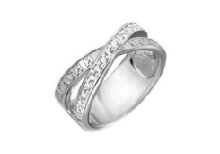 Серебряное кольцо с фианитом