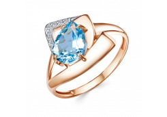 Золотое кольцо с топазом