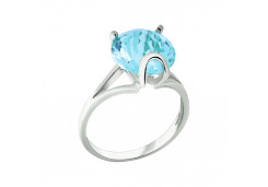 Серебряное кольцо с ситаллом