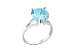 Серебряное кольцо с ситаллом