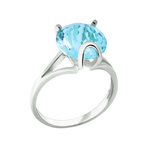 Серебряное кольцо с ситаллом