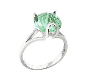 Серебряное кольцо с кварцем