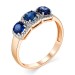 Золотое кольцо с сапфиром