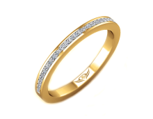 Золотое кольцо с бриллиантом