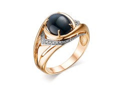 Золотое кольцо с сапфиром