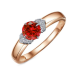 Золотое кольцо с гранатом