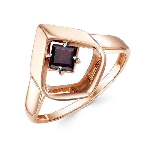 Золотое кольцо с гранатом