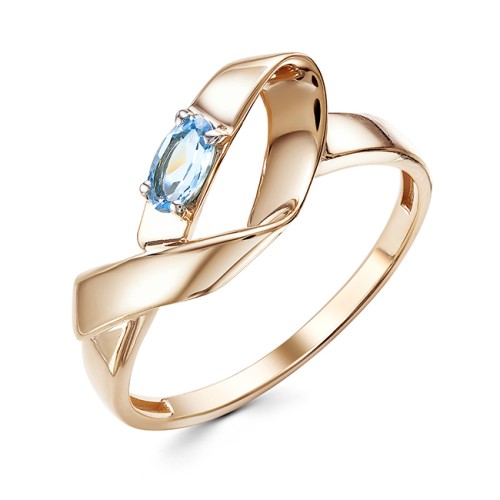 Золотое кольцо с топазом