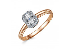 Золотое кольцо с бриллиантом