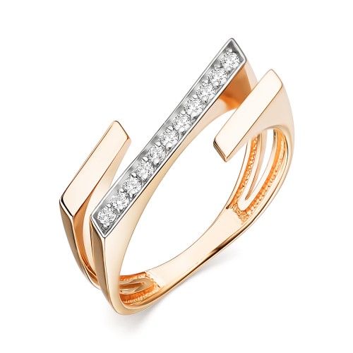 Золотое кольцо с бриллиантом