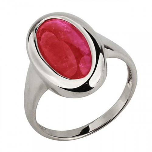 Кольцо из белого золота с турмалином