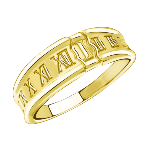 Кольцо из желтого золота 