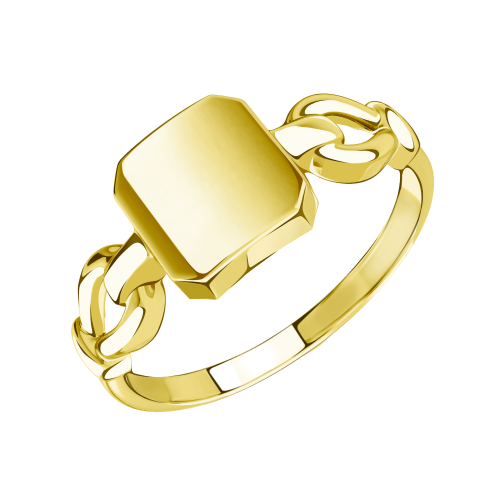 Кольцо из желтого золота 