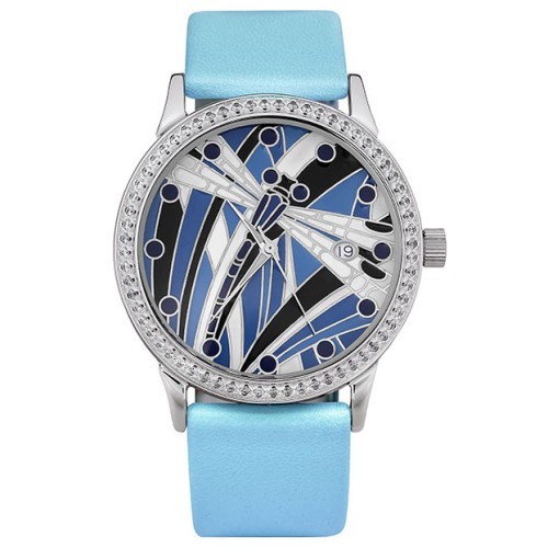 Часы из серебра с фианитом