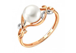 Золотое кольцо с жемчугом
