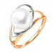 Золотое кольцо с жемчугом