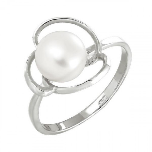 Серебряное кольцо с жемчугом