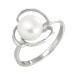 Серебряное кольцо с жемчугом
