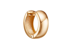 Золотая серьга классическая