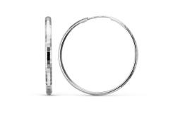 Серебряные cерьги конго