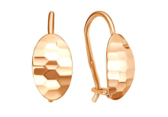 Золотые cерьги классические