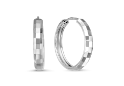 Серебряные cерьги конго