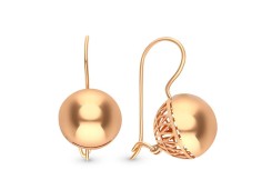 Золотые cерьги классические