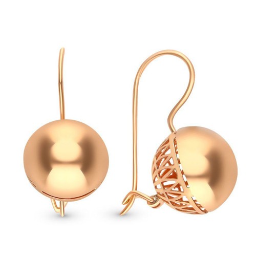 Золотые cерьги классические