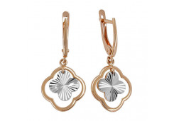 Золотые cерьги висячие