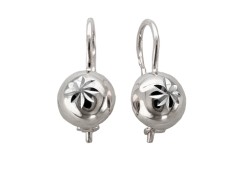 Серебряные cерьги классические