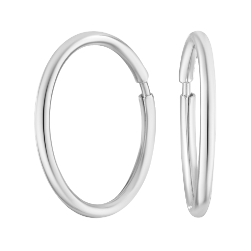 Серебряные cерьги конго