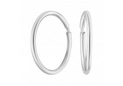 Серебряные cерьги конго