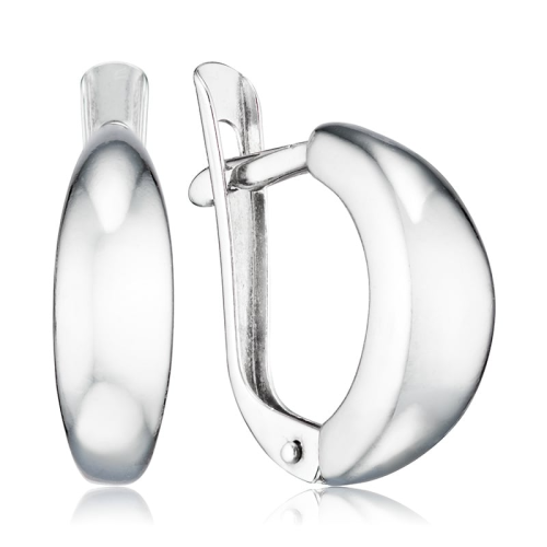 Серебряные cерьги классические