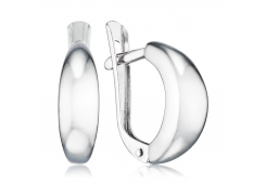 Серебряные cерьги классические