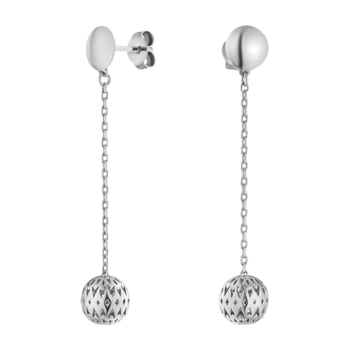 Серебряные cерьги пусеты (гвоздики)