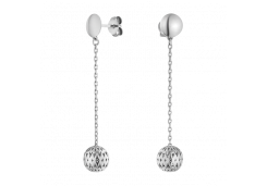 Серебряные cерьги пусеты (гвоздики)