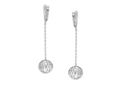 Серебряные cерьги висячие