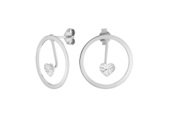 Серебряные cерьги пусеты (гвоздики)