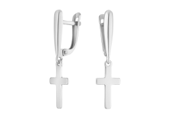 Серебряные cерьги висячие