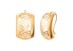 Золотые cерьги классические