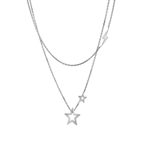 Серебряное колье 