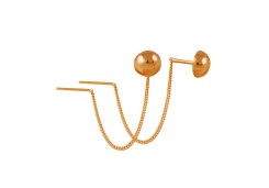 Золотые cерьги классические