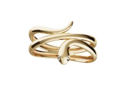 Золотое кольцо с фианитом