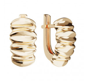 Золотые cерьги классические