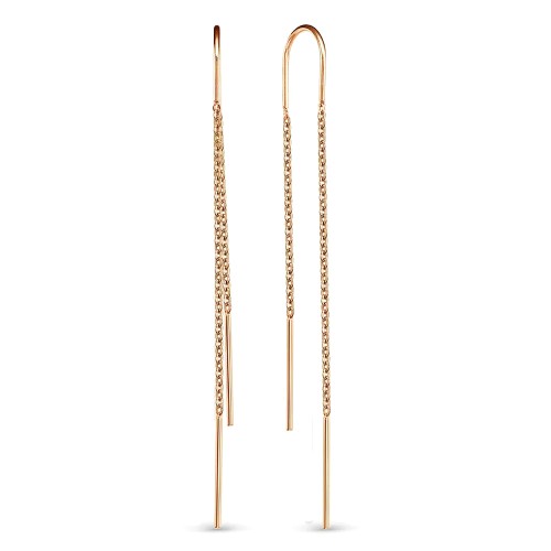 Золотые cерьги классические