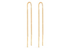 Золотые cерьги классические