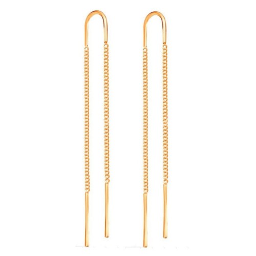 Золотые cерьги классические