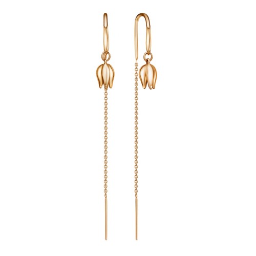 Золотые cерьги классические